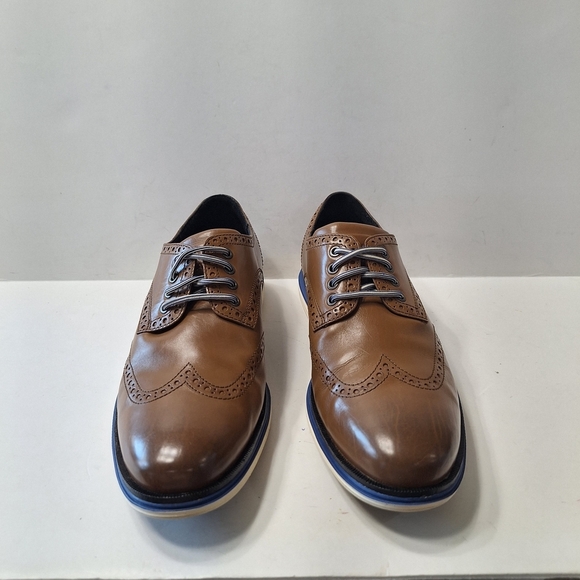 Cole Haan Men’s Original Grand Wingtip Oxford Shoes Safari Leather/Ivory Size 8W main image 7